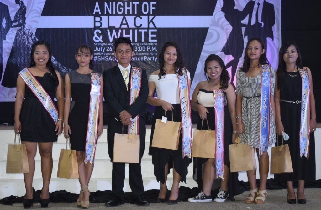 Acquaintance party dress shop black and white