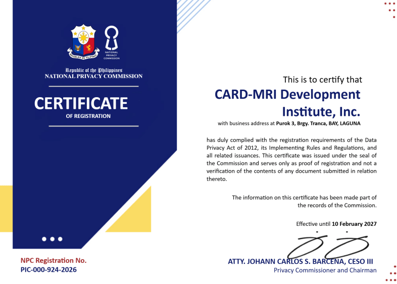 Registration Certificate